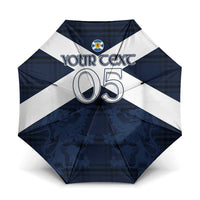 Custom Scotland Tartan Football Umbrella Flag Style - Wonder Print Shop