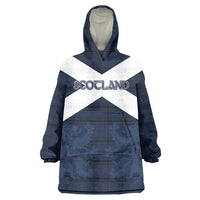 Custom Scotland Tartan Football Wearable Blanket Hoodie Flag Style - Wonder Print Shop