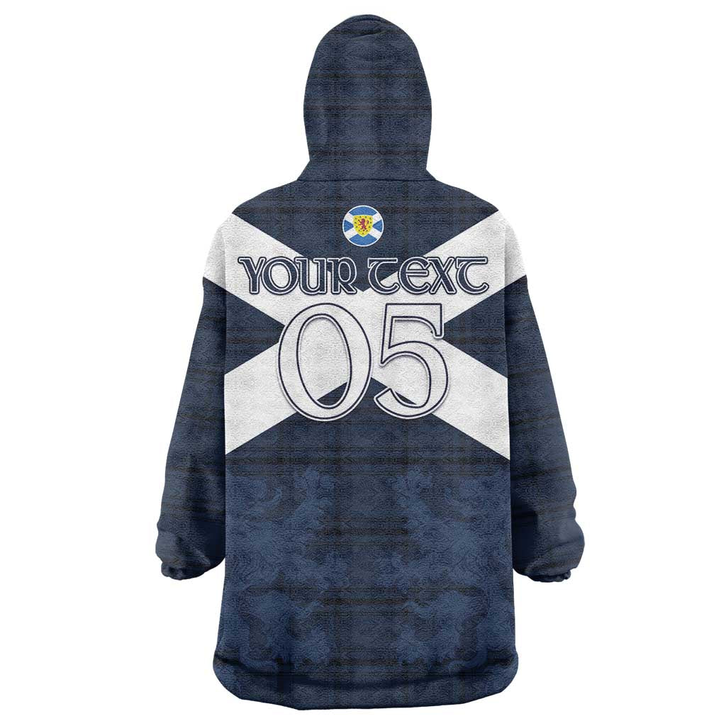 Custom Scotland Tartan Football Wearable Blanket Hoodie Flag Style - Wonder Print Shop