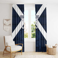 Custom Scotland Tartan Football Window Curtain Flag Style - Wonder Print Shop