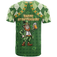 Happy St Patrick's Day T Shirt Leprechaun With Beer