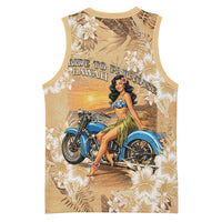 Aloha Hawaii Biker Basketball Jersey Ride To Paradise