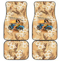 Aloha Hawaii Biker Car Mats Ride To Paradise
