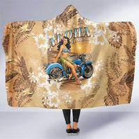 Aloha Hawaii Biker Hooded Blanket Ride To Paradise