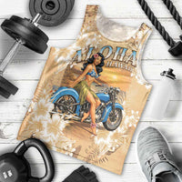 Aloha Hawaii Biker Men Tank Top Ride To Paradise