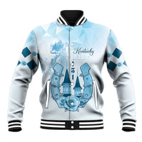 Kentucky Horse Racing Baseball Jacket 151st Anniversary Blue Version LT05
