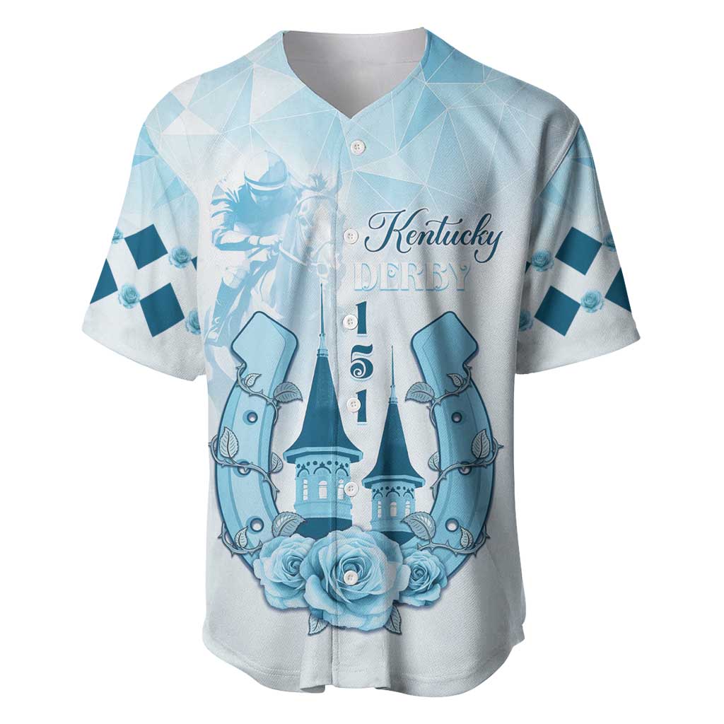 Kentucky Horse Racing Baseball Jersey 151st Anniversary Blue Version LT05