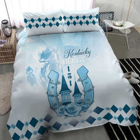 Kentucky Horse Racing Bedding Set 151st Anniversary Blue Version LT05