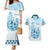 Kentucky Horse Racing Couples Matching Mermaid Dress and Hawaiian Shirt 151st Anniversary Blue Version LT05