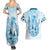 Kentucky Horse Racing Couples Matching Summer Maxi Dress and Hawaiian Shirt 151st Anniversary Blue Version LT05
