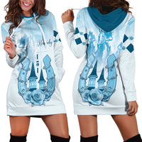 Kentucky Horse Racing Hoodie Dress 151st Anniversary Blue Version LT05