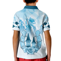 Kentucky Horse Racing Kid Polo Shirt 151st Anniversary Blue Version LT05