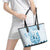 Kentucky Horse Racing Leather Tote Bag 151st Anniversary Blue Version LT05