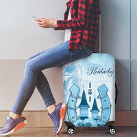 Kentucky Horse Racing Luggage Cover 151st Anniversary Blue Version LT05
