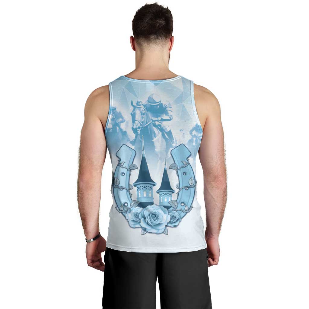 Kentucky Horse Racing Men Tank Top 151st Anniversary Blue Version LT05