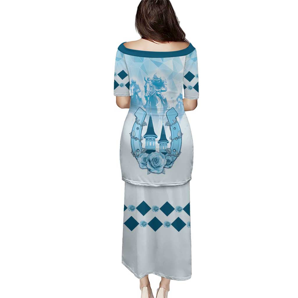 Kentucky Horse Racing Puletasi 151st Anniversary Blue Version LT05