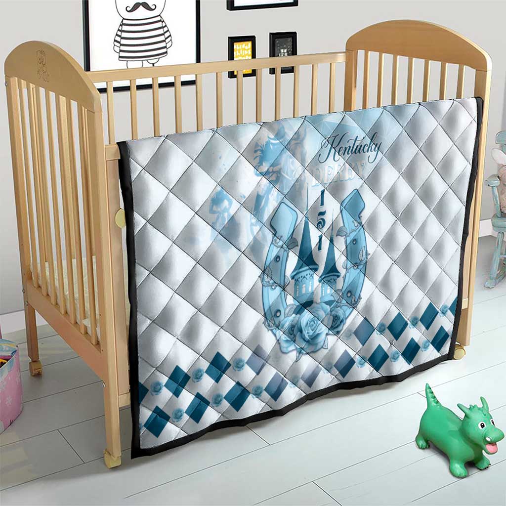 Kentucky Horse Racing Quilt 151st Anniversary Blue Version LT05