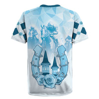 Kentucky Horse Racing Rugby Jersey 151st Anniversary Blue Version LT05