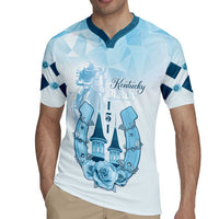 Kentucky Horse Racing Rugby Jersey 151st Anniversary Blue Version LT05