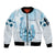 Kentucky Horse Racing Sleeve Zip Bomber Jacket 151st Anniversary Blue Version LT05