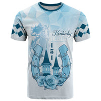 Kentucky Horse Racing T Shirt 151st Anniversary Blue Version LT05