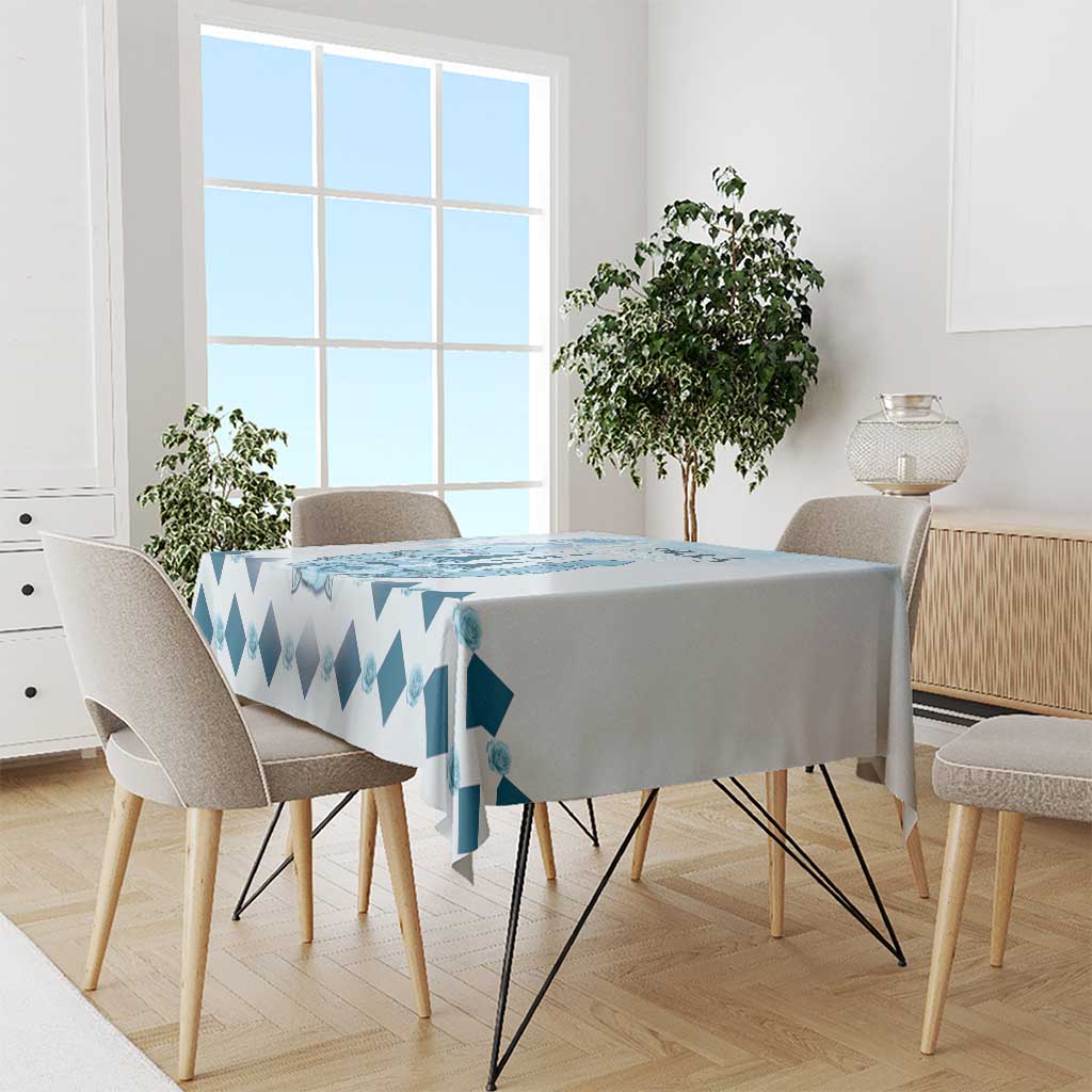 Kentucky Horse Racing Tablecloth 151st Anniversary Blue Version LT05