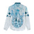 Kentucky Horse Racing Women Casual Shirt 151st Anniversary Blue Version LT05