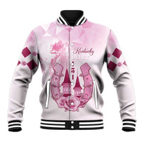 Kentucky Horse Racing Baseball Jacket 151st Anniversary Pink Version LT05