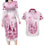 Kentucky Horse Racing Couples Matching Long Sleeve Bodycon Dress and Hawaiian Shirt 151st Anniversary Pink Version LT05