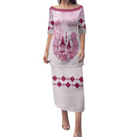 Kentucky Horse Racing Family Matching Puletasi and Hawaiian Shirt 151st Anniversary Pink Version LT05