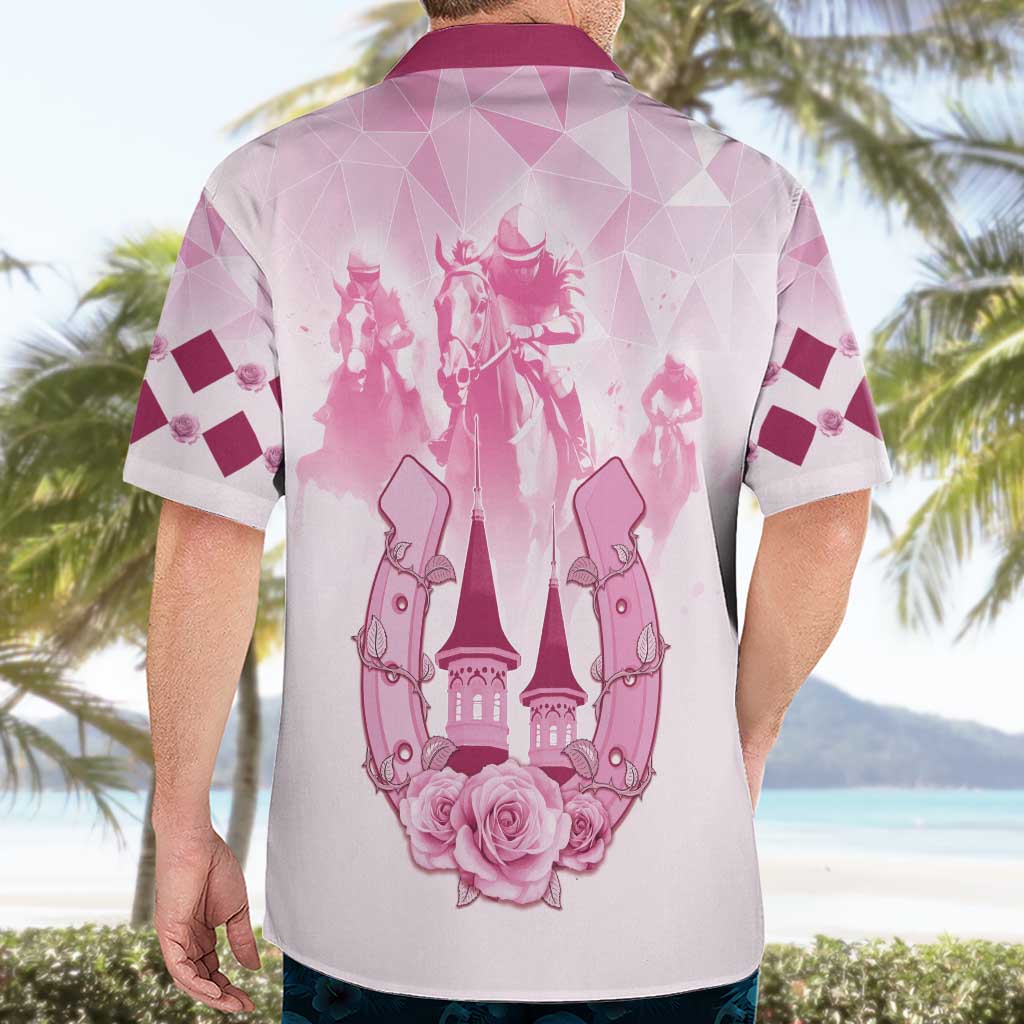 Kentucky Horse Racing Hawaiian Shirt 151st Anniversary Pink Version LT05