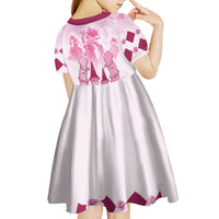 Kentucky Horse Racing Kid Short Sleeve Dress 151st Anniversary Pink Version LT05