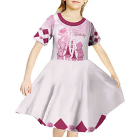 Kentucky Horse Racing Kid Short Sleeve Dress 151st Anniversary Pink Version LT05