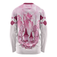 Kentucky Horse Racing Long Sleeve Shirt 151st Anniversary Pink Version LT05