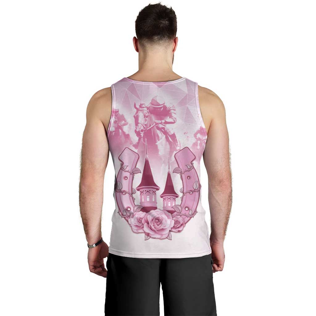 Kentucky Horse Racing Men Tank Top 151st Anniversary Pink Version LT05