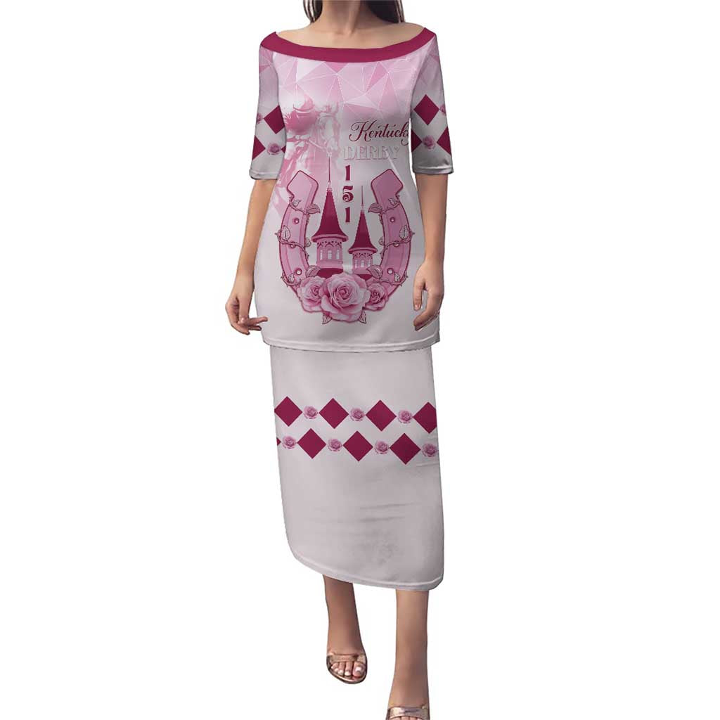 Kentucky Horse Racing Puletasi 151st Anniversary Pink Version LT05