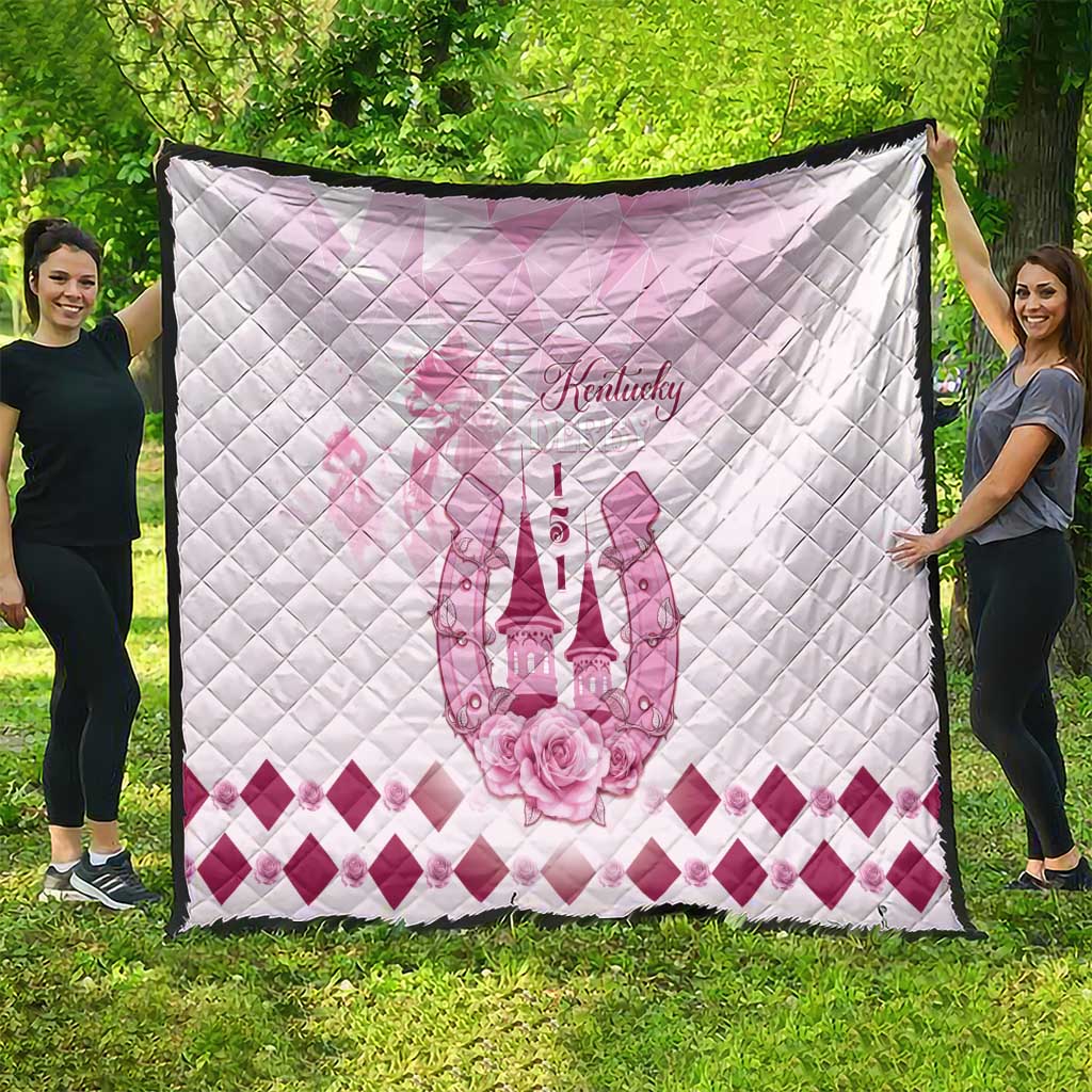 Kentucky Horse Racing Quilt 151st Anniversary Pink Version LT05