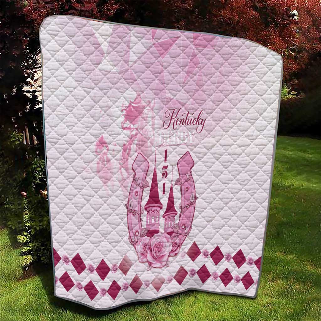 Kentucky Horse Racing Quilt 151st Anniversary Pink Version LT05