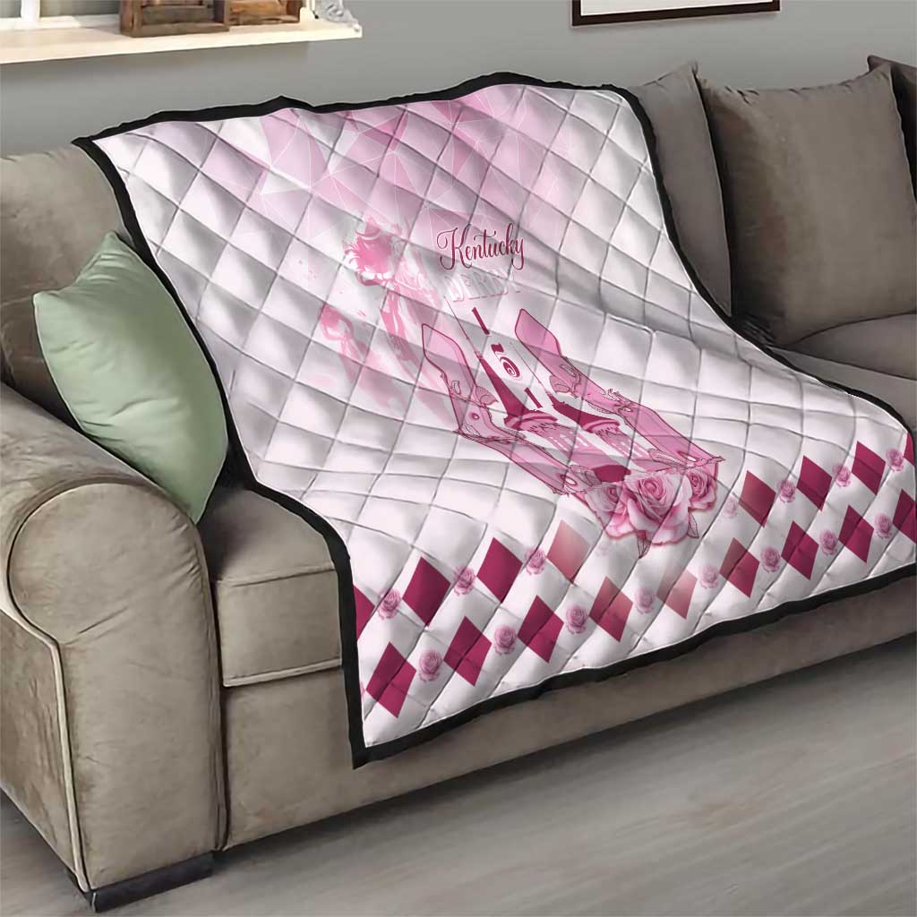 Kentucky Horse Racing Quilt 151st Anniversary Pink Version LT05
