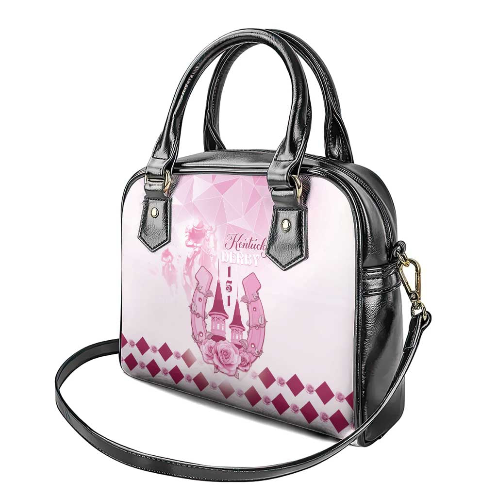 Kentucky Horse Racing Shoulder Handbag 151st Anniversary Pink Version LT05