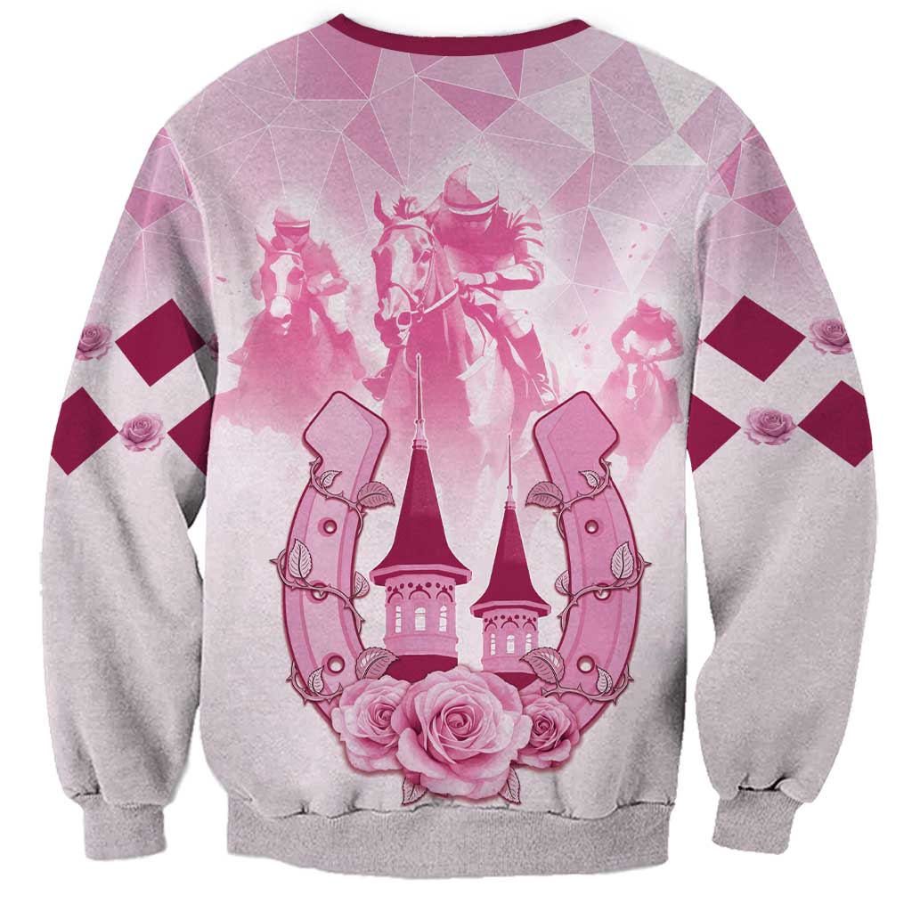 Kentucky Horse Racing Sweatshirt 151st Anniversary Pink Version LT05