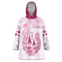 Kentucky Horse Racing Wearable Blanket Hoodie 151st Anniversary Pink Version LT05
