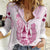 Kentucky Horse Racing Women Casual Shirt 151st Anniversary Pink Version LT05