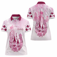 Kentucky Horse Racing Women Polo Shirt 151st Anniversary Pink Version LT05