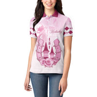 Kentucky Horse Racing Women Polo Shirt 151st Anniversary Pink Version LT05