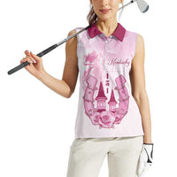 Kentucky Horse Racing Women Sleeveless Polo Shirt 151st Anniversary Pink Version LT05
