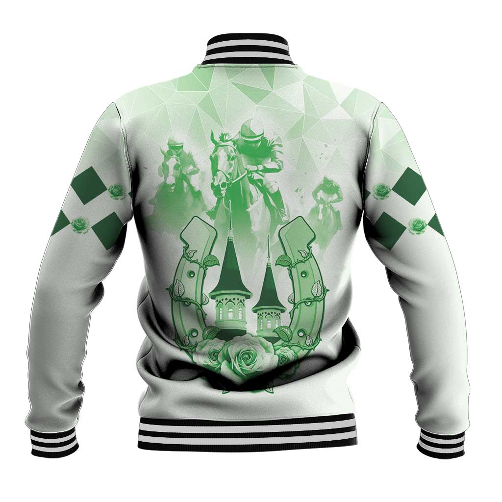 Kentucky Horse Racing Baseball Jacket 151st Anniversary Green Version LT05