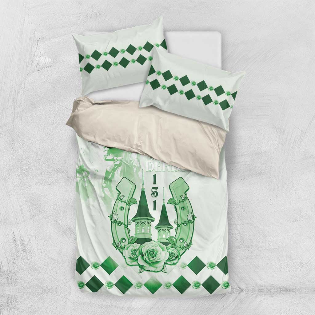 Kentucky Horse Racing Bedding Set 151st Anniversary Green Version LT05
