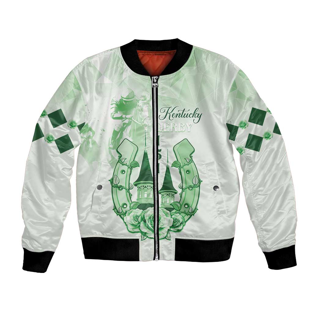 Kentucky Horse Racing Bomber Jacket 151st Anniversary Green Version LT05