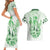 Kentucky Horse Racing Couples Matching Short Sleeve Bodycon Dress and Hawaiian Shirt 151st Anniversary Green Version LT05